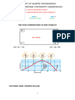 Mae 406 Lecture Note I