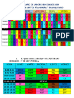 Horario Por Grado I.E. Juan Santos Atahualpa-Shanqui Bajo