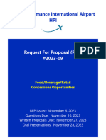 HPI Request For Proposal (RFP)