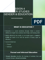 SESSION 4 Gender Studies