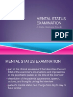 Mental Status Examination