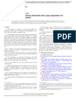 Operating Fluorescent Ultraviolet (UV) Lamp Apparatus For Exposure of Materials