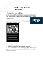 Amazfit Band 7 User Manual (Overseas Version) : Connection and Pairing