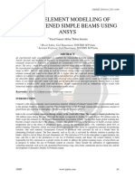 FINITE ELEMENT MODELLING OF STRENGTHENED SIMPLE BEAMS USING ANSYS Ijariie10985