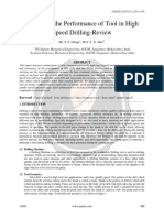 Improving The Performance of Tool in High Speed Drilling Review Ijariie11093