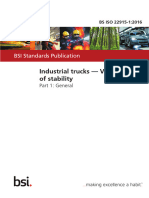 ISO 158-Industrial Trucks (02-08-2017) - Industrial Trucks - Safety - BS ISO 22915-1 2016