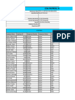 CoA Net Pay Analysis Report