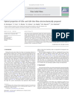 Optical Properties of CdSe and CdO Thin