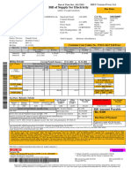 Bill of Supply For Electricity: Due Date