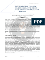 EXPLORING THE IMPACT OF FINANCIAL MISMANAGEMENT ON SELECTED INDIAN FINANCIAL INSTITUTIONS A COMPREHENSIVE ANALYSIS Ijariie22692