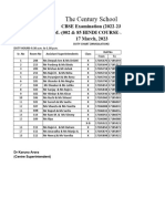 Cbse-Duty Chart-X-17 March, 2023 Invigilation