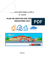 Plan de Riesgo y Desastre