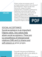 Filipino Values - Diss