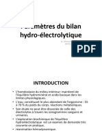 Bilan Hydroélectrolytique