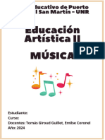 2024 Educación Artística II MÚSICA