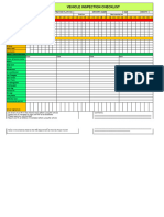 Light Vehicle Inspection Checklist