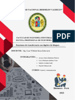 Álgebra de Bloques - CONTROL Y AUTOMATIZACIÓN.