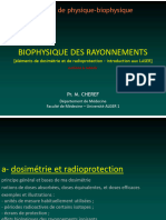 Biophysique Des Rayonnements Partie D