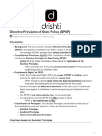 Directive Principles of State Policy DPSP