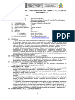 Sílabo de Sistemas Telemáticos Industriales 2024