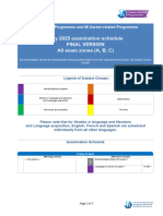 May 2025 Ib Examinations Schedule