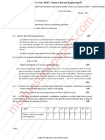 Be Chemical Engineering Semester 6 2022 December Chemical Reaction Engineering Iirev 2019 C Scheme