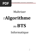 Maîtriser L' Au Informatique: Algorithme BTS