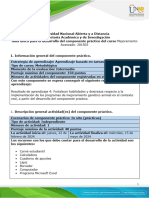 Guía de Actividades y Rúbrica de Evaluación - Unidad 1, 2 y 3 - Tarea 4 - Componente Práctico - Salidas de Campo