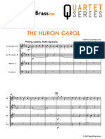 The Huron Carol - Big Shiny Brass QUARTET SERIES