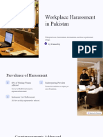 Workplace Harassment in Pakistan