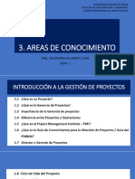 3.2 Areas de Conocimiento