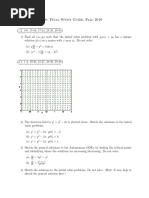 Math 280 Final Guide (2019) - Smith