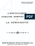 L Encyclique Pascendi Dominici Gregis Et La Democratie 000000010