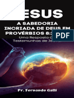 Livro Jesus e A Sabedoria Incriavel de Proverbios 8 22 31