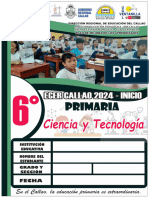 Prueba 6° Ciencia y Tecnologia Inicio - Último