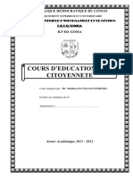 Syllabus D'éducation À La Citoyenneté - ISIG GOMA