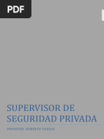 Supervisor de Seguridad