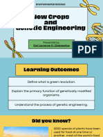 GROUP 8 New Crops & Genetic Engineering