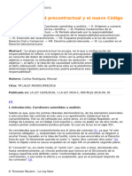 Responsabilidad Precontractual y El Nuevo Código