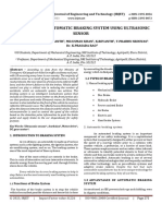 Fabrication of Automatic Braking System Using Ultrasonic Sensor