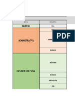 Programa Arquitectonico de Taller 5