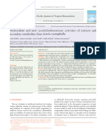 Antioxidant and Acetylcholinesterase