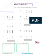 Gr4 Maths Ws Addition Subtraction