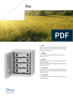 DataSheet - Deye Lithium Battery