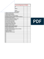 Lista de Presença - 2º Semestre 2011