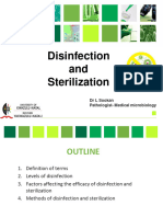 Disinfection and Sterilization Lecture Notes