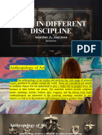 Arts in Different Disciplines