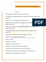 12TH Science Chemistry Important