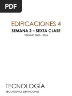 Edificaciones 4 - Semana 2 - Clase 6