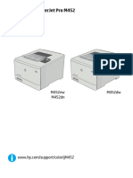 Color Laserjet Pro M452: User Guide